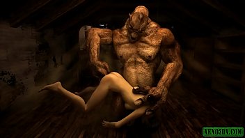 Orc fucker. 3D Hentai horror